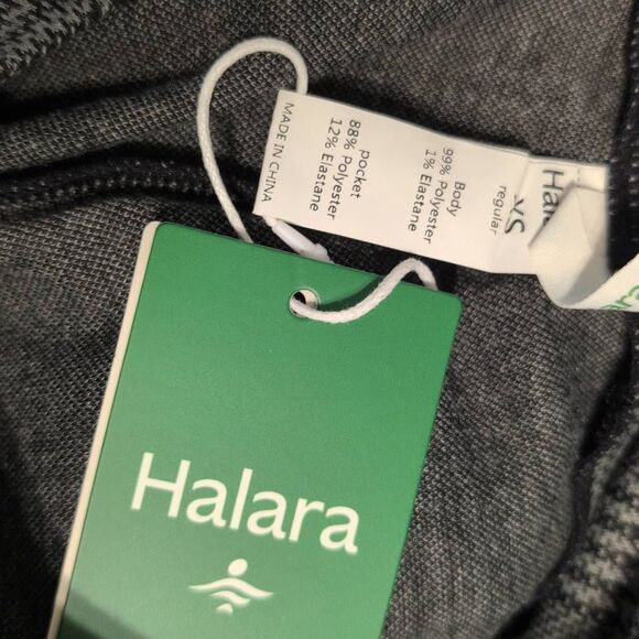 NWT Halara Flex High Waisted Houndstooth Plaid Skinny Work Pants Gray Plaid XS - Picture 10 of 10